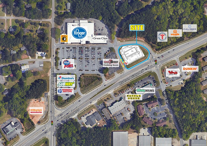 1700 Hudson Bridge Rd, Stockbridge, GA à louer - Photo principale – Image 1 sur 3
