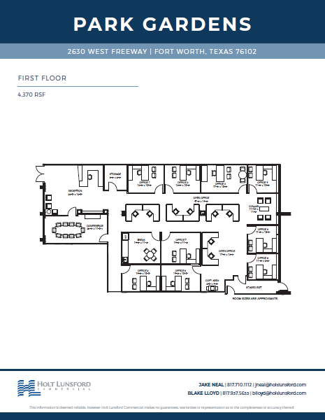 2630 West Fwy, Fort Worth, TX à louer Plan d’étage– Image 1 sur 1