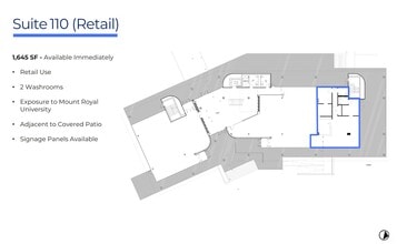 5010 Richard Rd SW, Calgary, AB à louer Plan d’étage– Image 1 sur 1