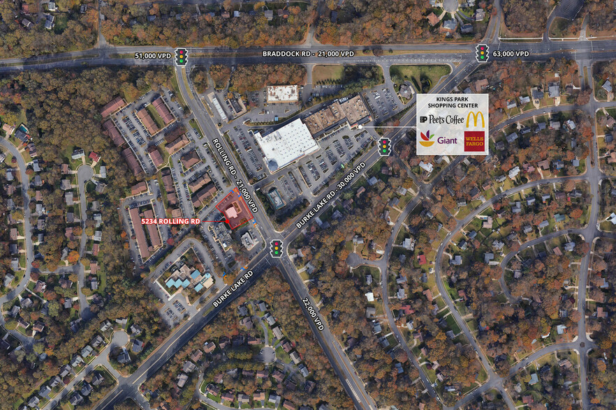 5234 Rolling Rd, Burke, VA à louer - Photo de l’immeuble – Image 3 sur 3