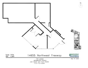 14655 Northwest Fwy, Houston, TX à louer Plan d’étage– Image 1 sur 1