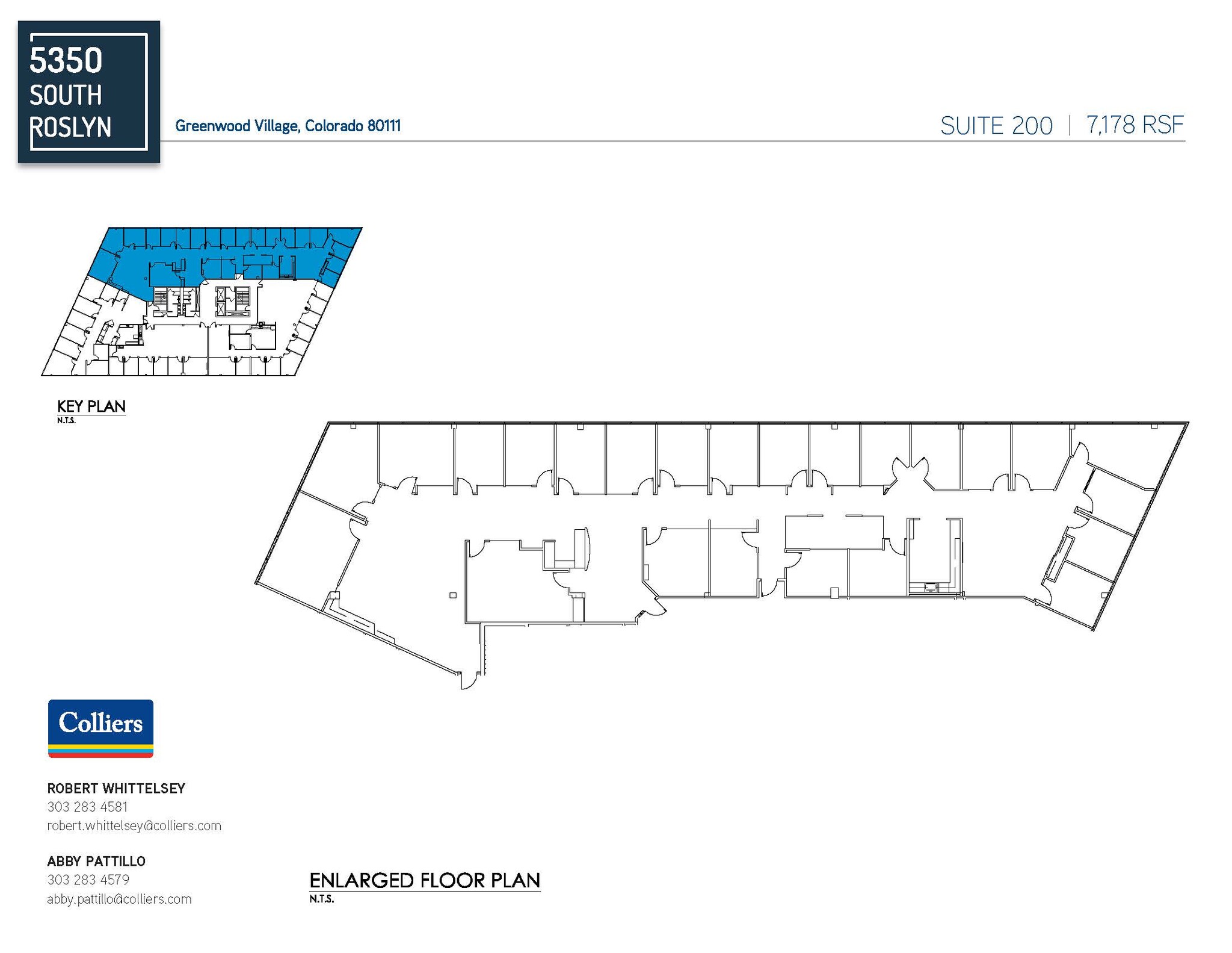 5350 S Roslyn St, Greenwood Village, CO à louer Plan d’étage– Image 1 sur 1