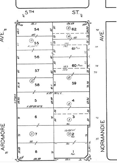 541 Normandie Ave, Los Angeles, CA à vendre - Plan cadastral – Image 3 sur 25