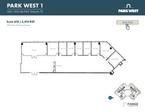1501-1507 Lyndon B Johnson Fwy, Dallas, TX à louer Plan d’étage– Image 1 sur 1