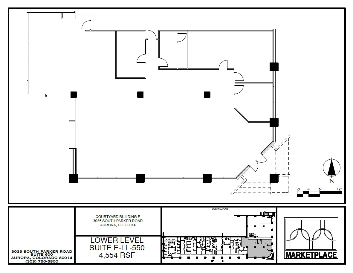 3025 S Parker Rd, Aurora, CO à louer Plan d’étage– Image 1 sur 1