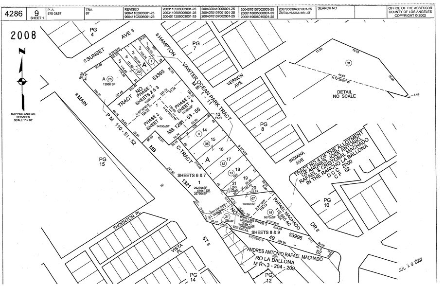 615 Hampton Dr, Venice, CA à vendre - Plan cadastral – Image 2 sur 6