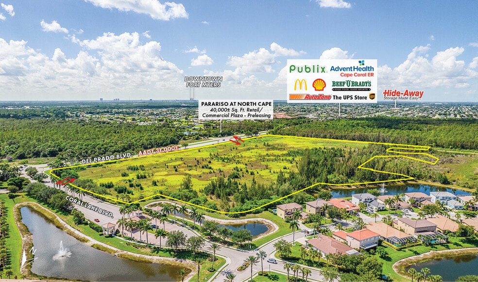 3100 Del Prado Blvd N, Cape Coral, FL à vendre - Aérien – Image 2 sur 9