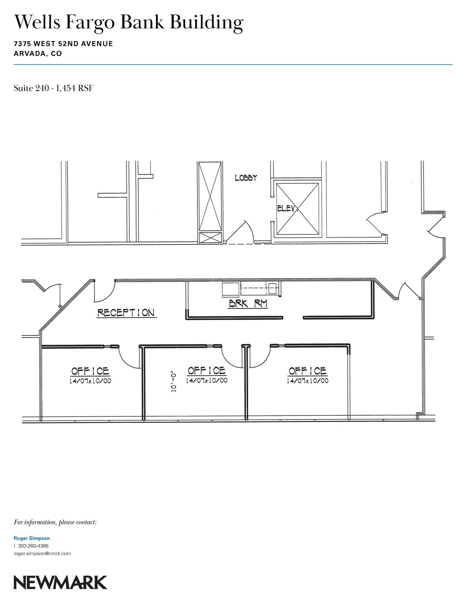 7375 W 52nd Ave, Arvada, CO à louer Plan d’étage– Image 1 sur 1