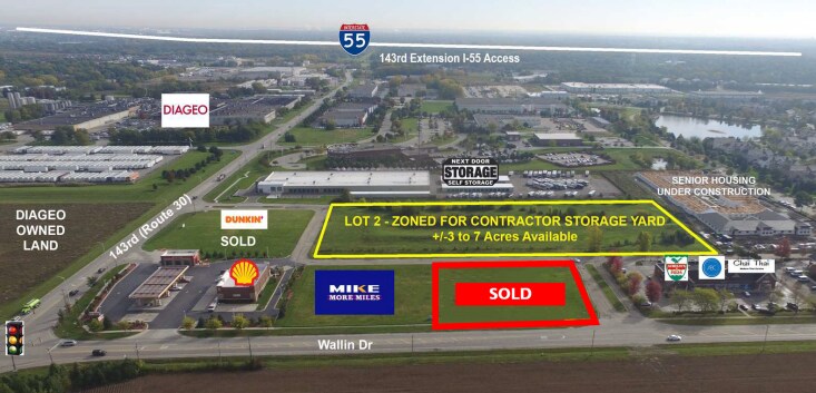 Route 30 & Wallin Dr, Plainfield, IL à vendre - Photo de l’immeuble – Image 2 sur 2