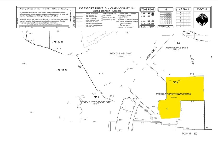 740 S Rampart Blvd, Las Vegas, NV à vendre - Plan cadastral – Image 3 sur 6