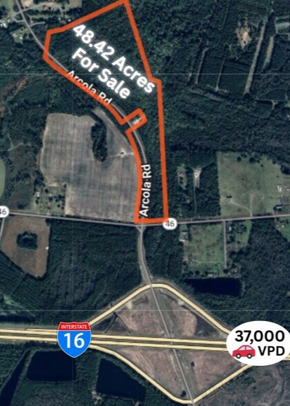 Arcola Road Rd, Statesboro, GA à vendre - Aérien – Image 2 sur 8