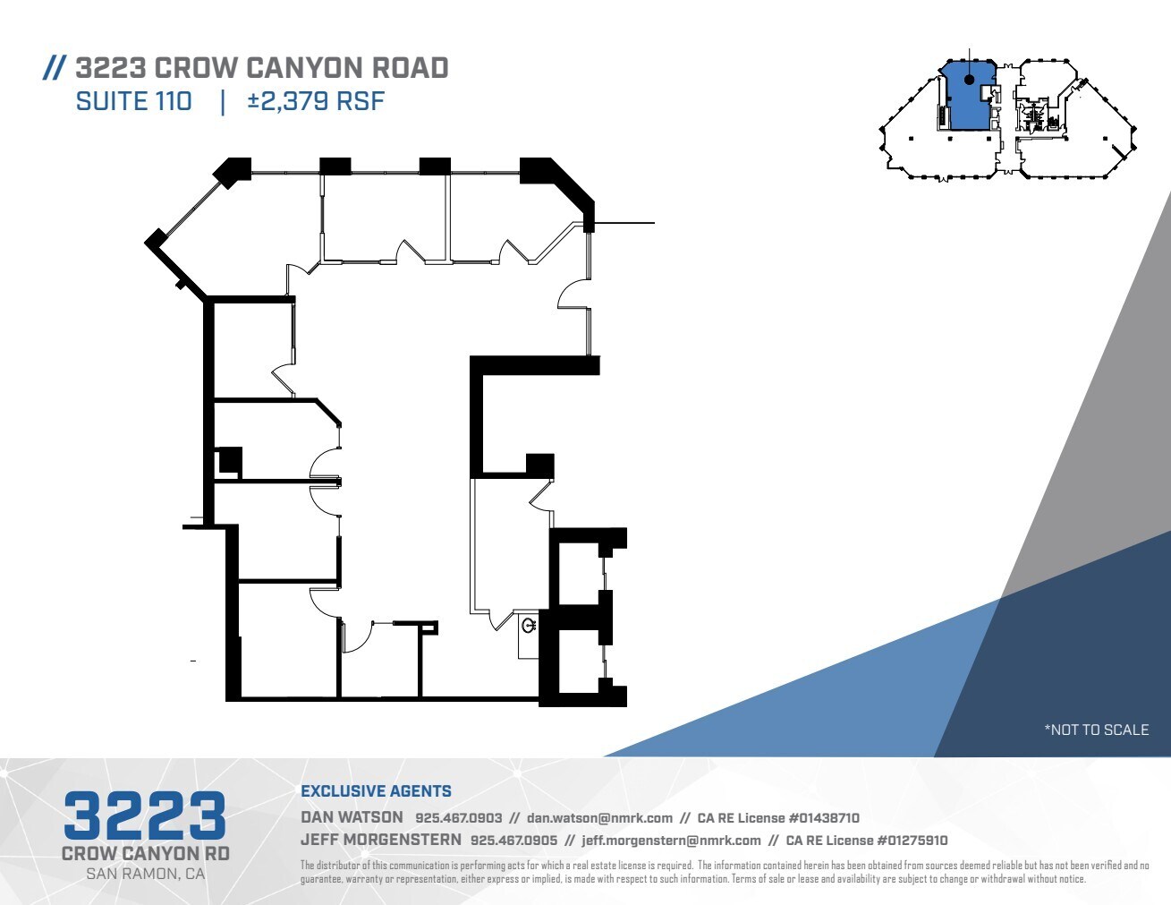 3223 Crow Canyon Rd, San Ramon, CA à louer Plan d’étage– Image 1 sur 1