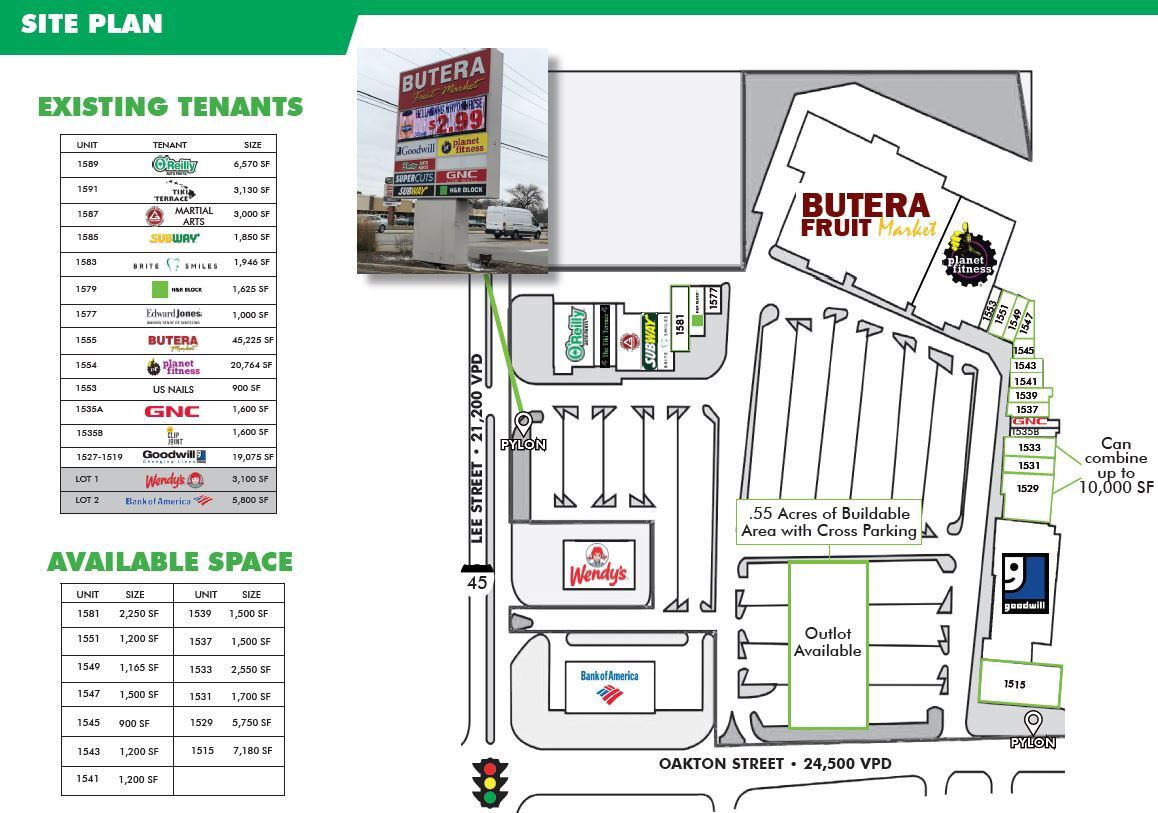 1515-1589 Lee St, Des Plaines, IL à louer Photo de l’immeuble– Image 1 sur 1