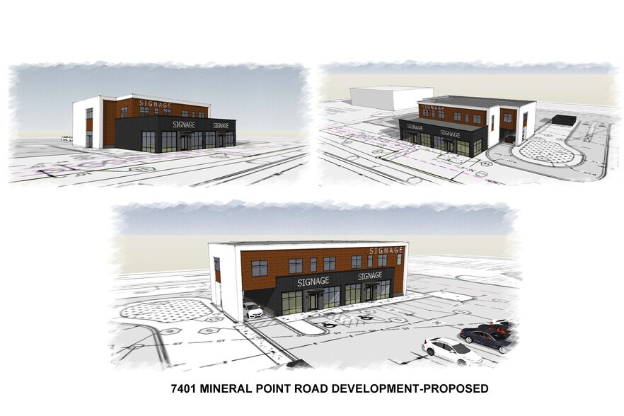 7415 Mineral Point Rd, Madison, WI à louer - Photo de l’immeuble – Image 2 sur 2