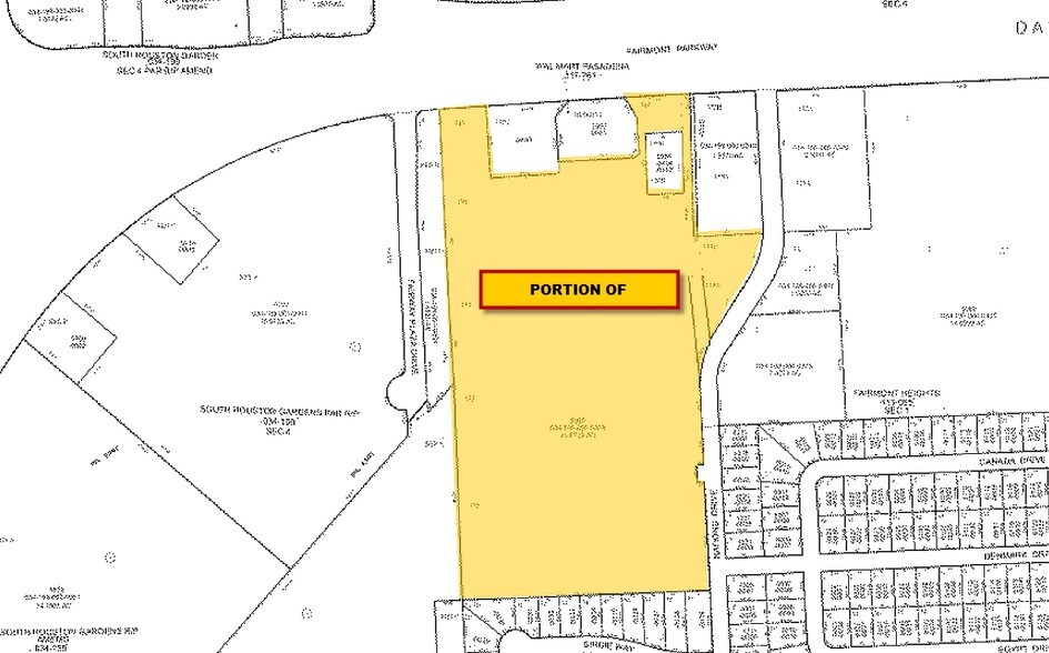 5968 Fairmont Pky, Pasadena, TX à vendre - Plan cadastral – Image 3 sur 7