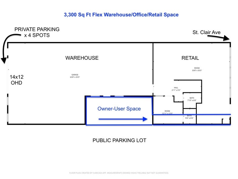 1421 St Clair Ave NE, Cleveland, OH à louer - Photo de l’immeuble – Image 3 sur 3