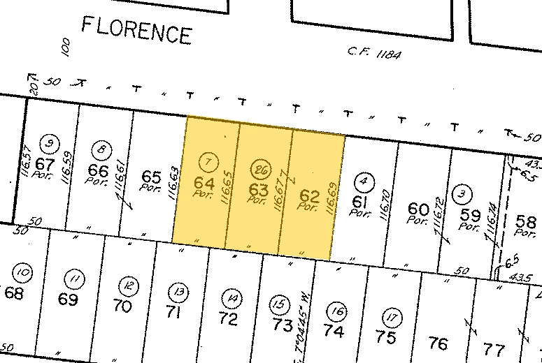 2548 E Florence Ave, Huntington Park, CA à vendre - Plan cadastral – Image 2 sur 2
