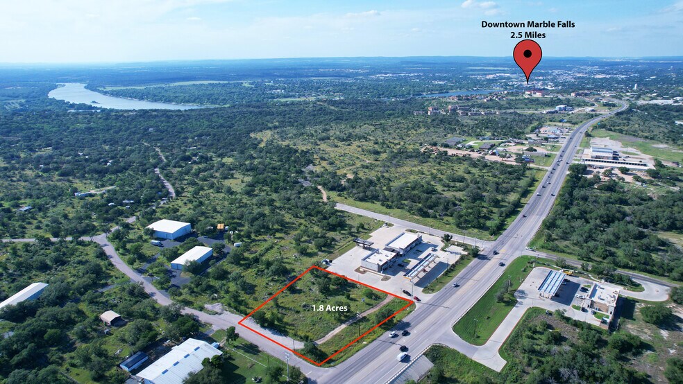 1840 N US Highway 281, Marble Falls, TX à vendre - Aérien – Image 3 sur 3