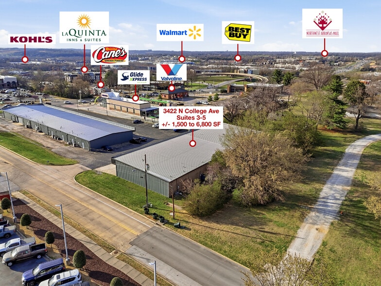 3416-3422 N College Ave, Fayetteville, AR à louer - Photo de l’immeuble – Image 3 sur 45