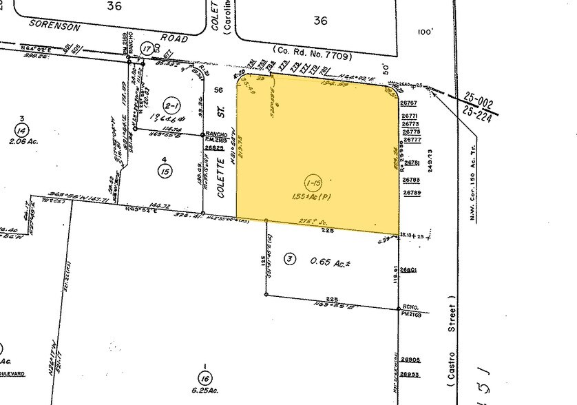 26781 Mission Blvd, Hayward, CA à vendre - Plan cadastral – Image 2 sur 6