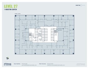 1221 McKinney St, Houston, TX à louer Plan d’étage– Image 1 sur 1