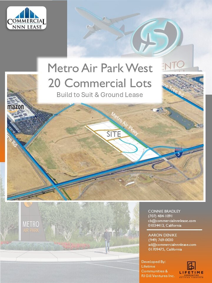 Metro Air Parkway at I-5 Pky, Sacramento, CA à louer Aérien– Image 1 sur 8