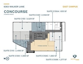 6350 Walker Ln, Alexandria, VA à louer Plan d’étage– Image 1 sur 1