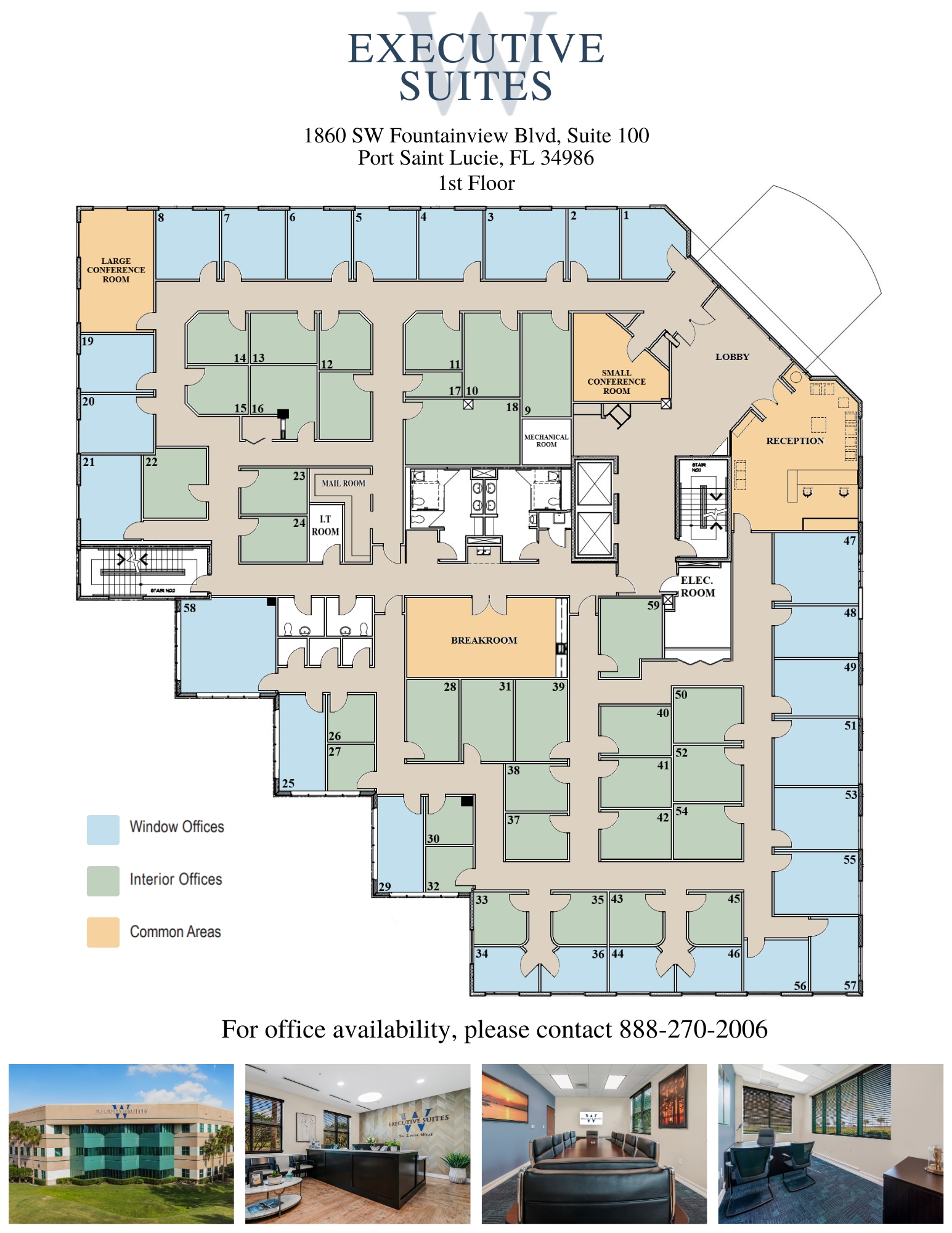 1860 SW Fountainview Blvd, Port Saint Lucie, FL à louer Plan d’étage– Image 1 sur 1
