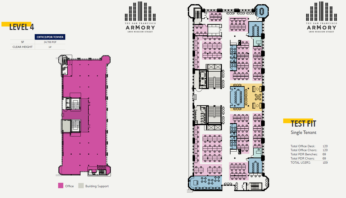 1800 Mission St, San Francisco, CA à louer Plan d’étage– Image 1 sur 1