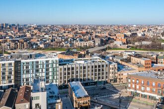 830 N Milwaukee Ave, Chicago, IL - VUE AÉRIENNE  vue de carte