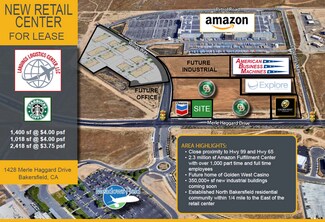 Plus de détails pour 1428 Merle Haggard Dr, Bakersfield, CA - Local commercial à louer