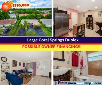 Plus de détails pour 3660 NW 80th Ave, Coral Springs, FL - Logement à vendre