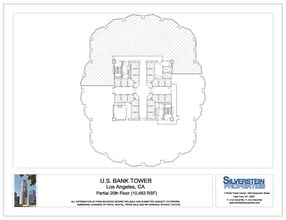 633 W 5th St, Los Angeles, CA à louer Plan d’étage– Image 1 sur 1