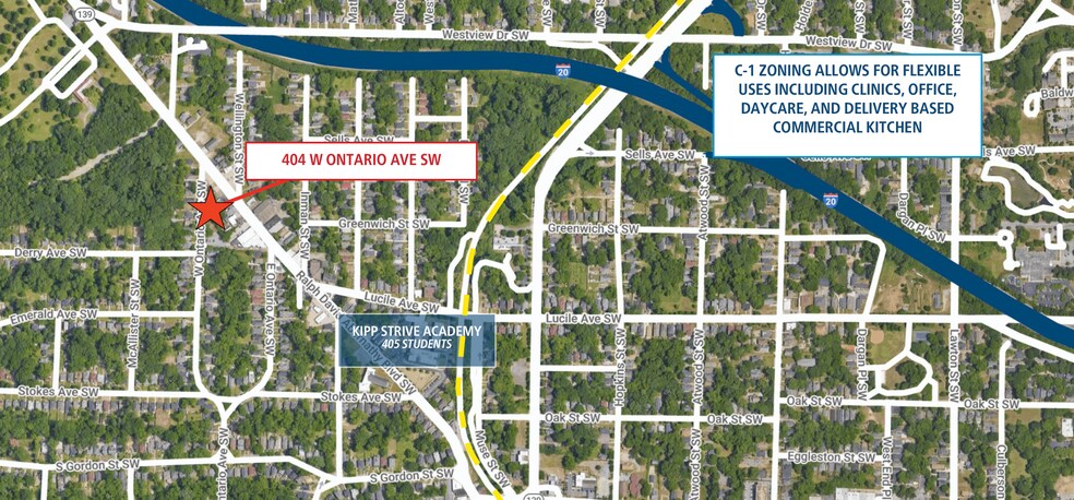 404 Ontario, Atlanta, GA à vendre - Aérien – Image 1 sur 1