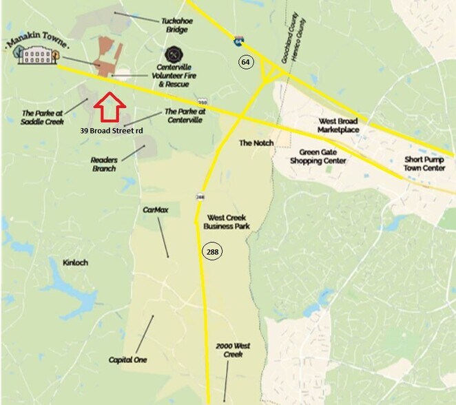 39 Broad Street Rd, Manakin Sabot, VA à vendre - Plan cadastral – Image 2 sur 6