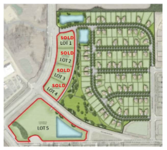 PEACHBLOW RD, Lewis Center, OH à vendre - Plan de site – Image 1 sur 3