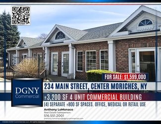 Plus de détails pour 234 Main St, Center Moriches, NY - Bureau à vendre