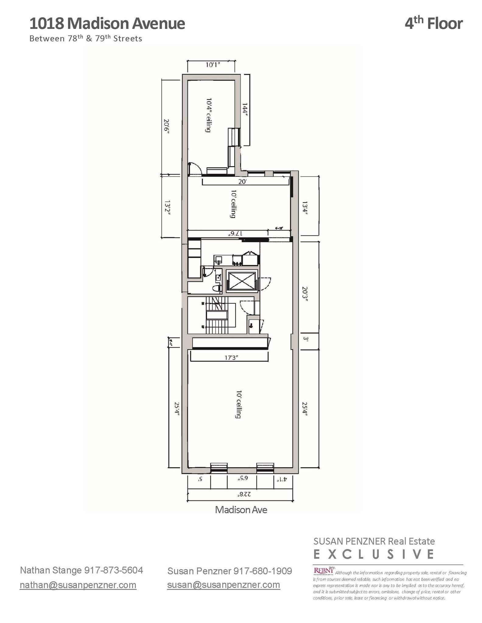 1018 Madison Ave, New York, NY à louer Plan d’étage– Image 1 sur 7