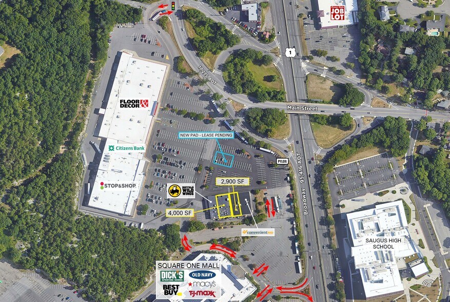 164-180 Main St, Saugus, MA à louer - Photo de l’immeuble – Image 2 sur 11