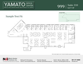 999-1001 W Yamato Rd, Boca Raton, FL à louer Plan d’étage– Image 2 sur 12