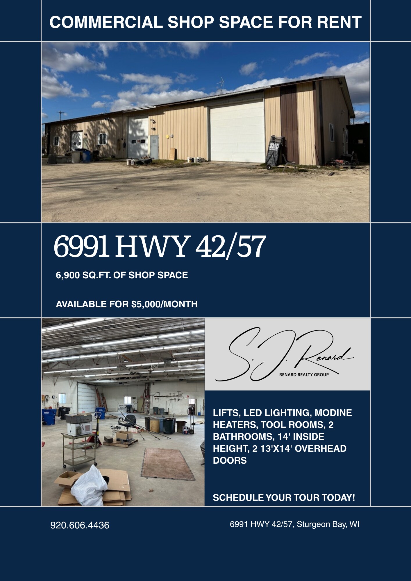 6991 WI-42 Hwy, Sturgeon Bay, WI à louer Photo intérieure– Image 1 sur 13
