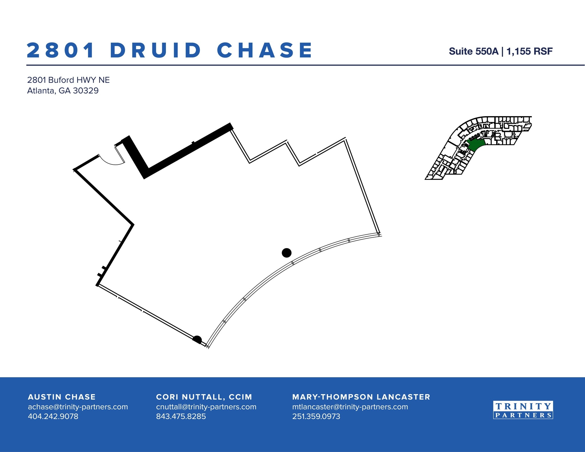 2801 Buford Hwy NE, Atlanta, GA à louer Plan de site– Image 1 sur 1