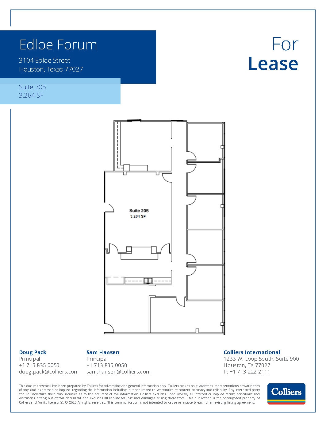 3100 Edloe St, Houston, TX à louer Plan d’étage– Image 1 sur 1