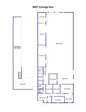 8411-8421 Canoga Ave, Canoga Park, CA à louer Plan de site– Image 1 sur 1