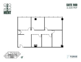 12221 Merit Dr, Dallas, TX à louer Plan d’étage– Image 1 sur 1