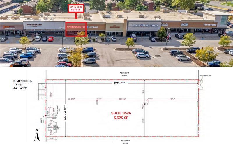 9502-9628 Nall Ave, Overland Park, KS à louer Plan d’étage– Image 1 sur 1