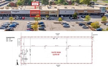 9502-9628 Nall Ave, Overland Park, KS à louer Plan d’étage– Image 1 sur 1
