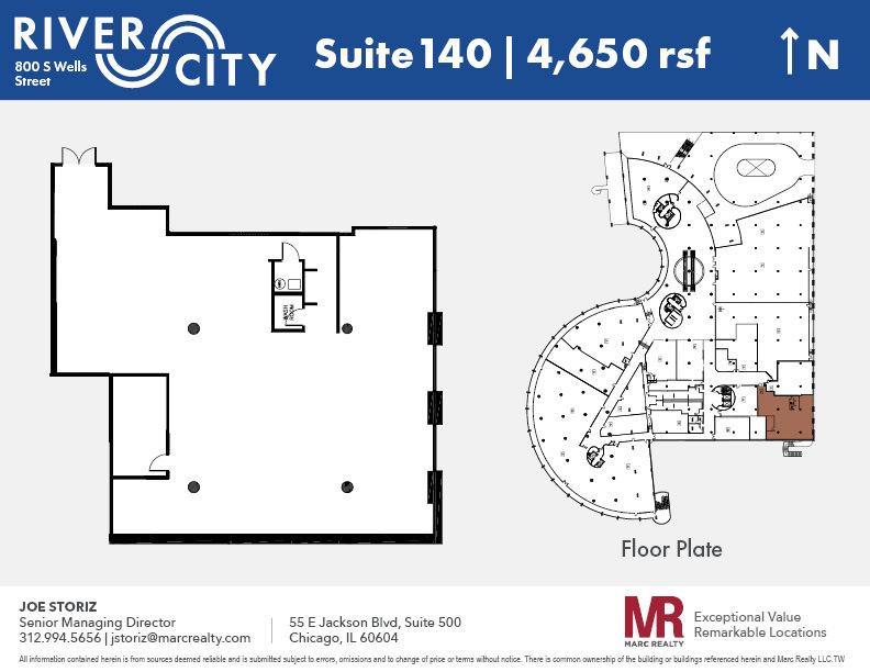 800 S Wells St, Chicago, IL à louer Plan d’étage– Image 1 sur 1