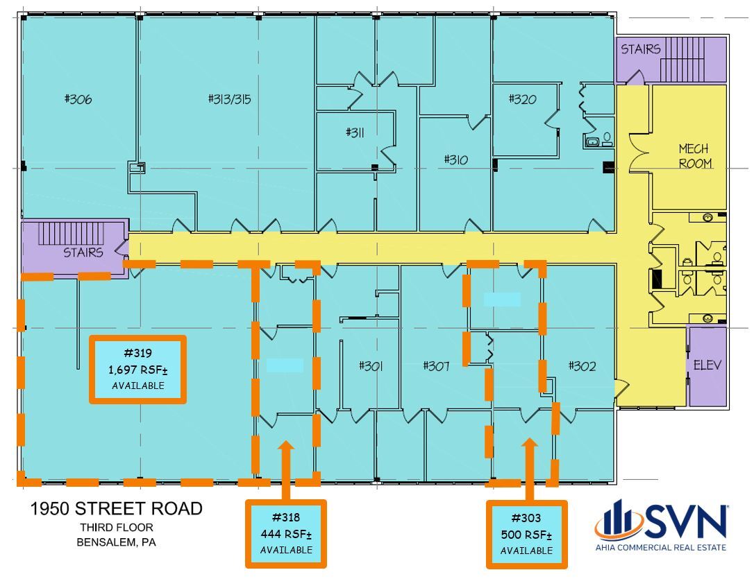 1950 Street Rd, Bensalem, PA à louer Plan d’étage– Image 1 sur 1