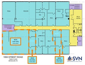 1950 Street Rd, Bensalem, PA à louer Plan d’étage– Image 1 sur 1